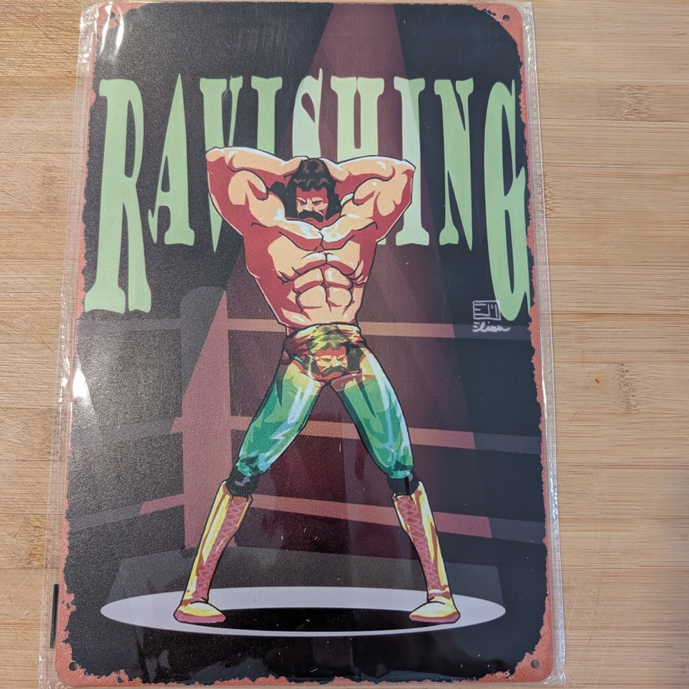 WWE Ravishing Rick Rude Metal Plate
